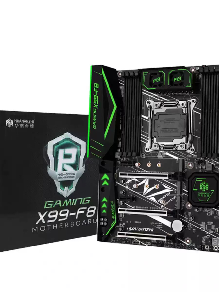 HUANANZHI X99 F8 motherboard ddr4 lga2011-3 c612 e5 2686 v4/2696 v3 workstation