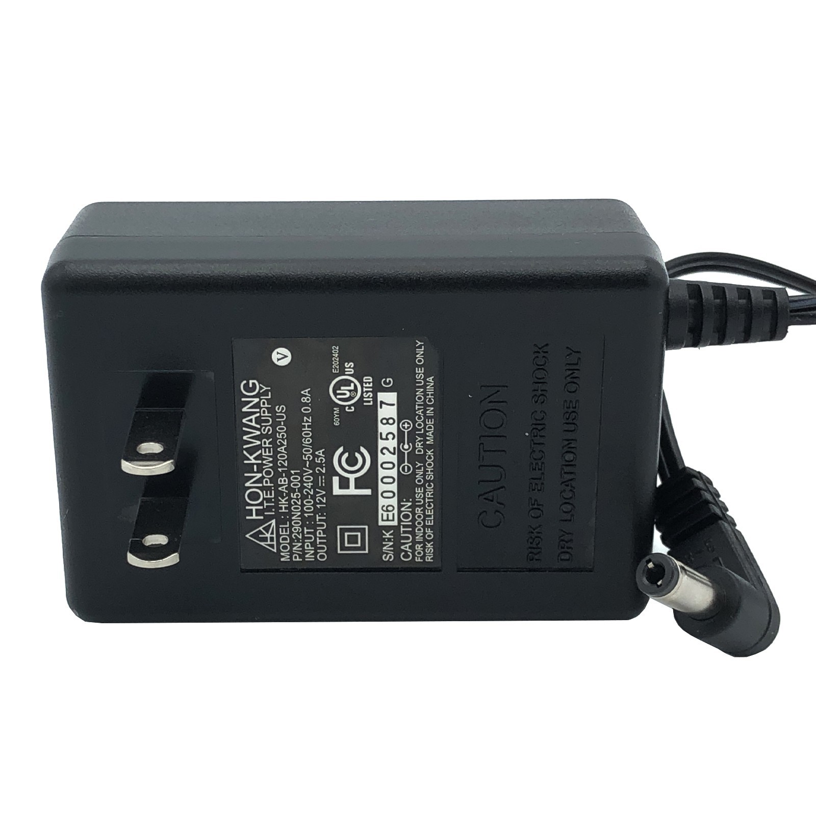Genuine Hon-Kwang Power Supply for TP-Link Archer AX73 AX5400 C9 C8 12V 2.5A