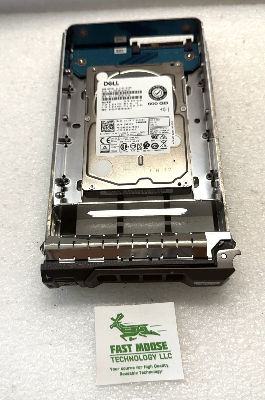 Toshiba Dell WPJY9 600GB AL139XL000N SAS Enterprise 2.5" Hard Disk Drive Tra