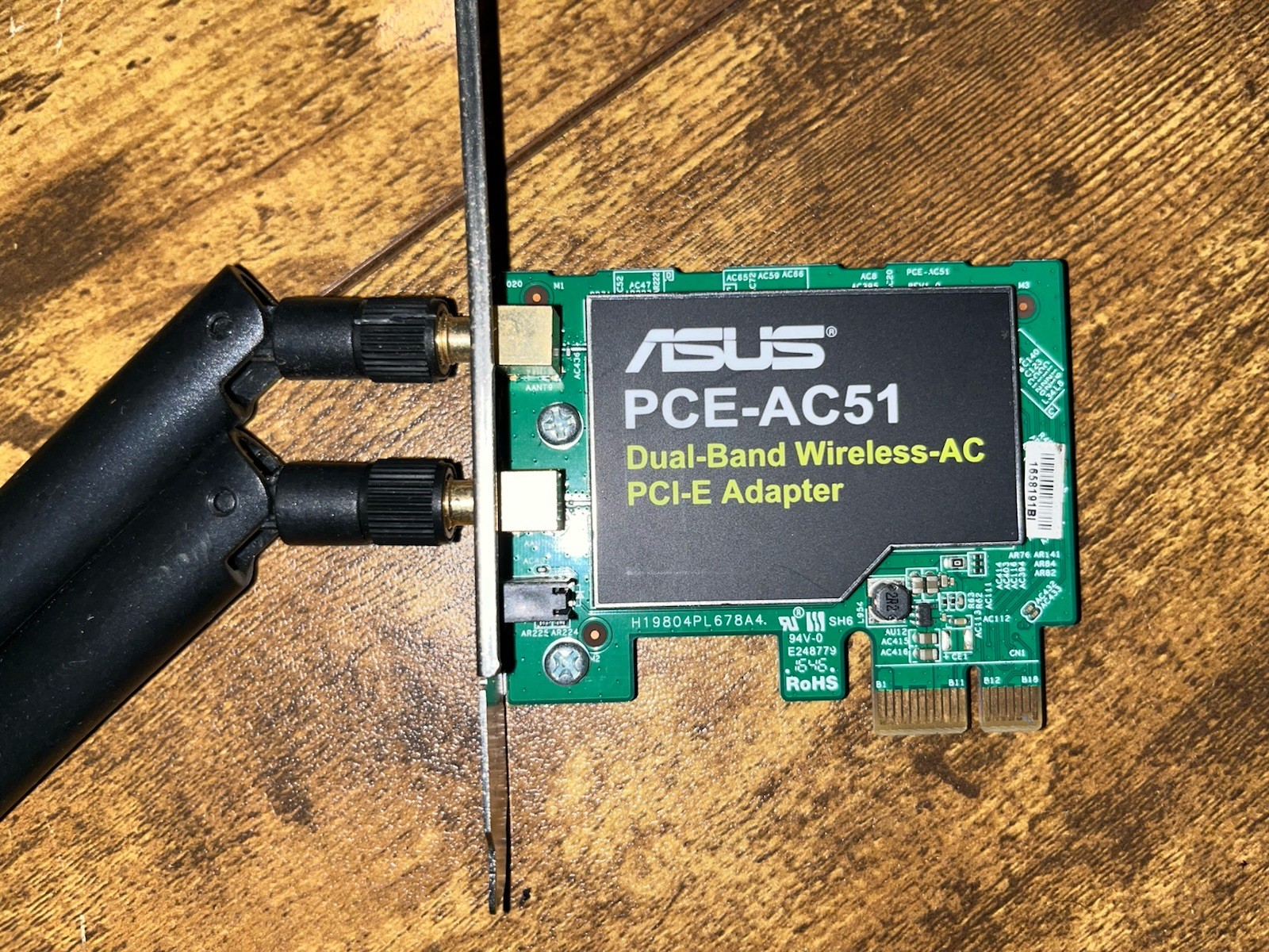 ASUS Dual-Band PCI-E WiFi adapter PCE-AC51 w/ antennas