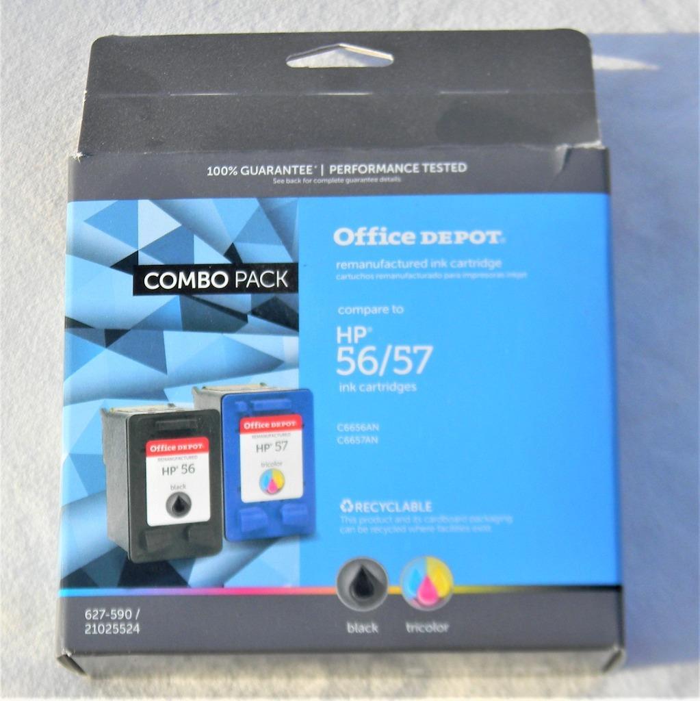 GENUINE Office Depot HP 57 C6657AN Tri Color cartridge; sealed