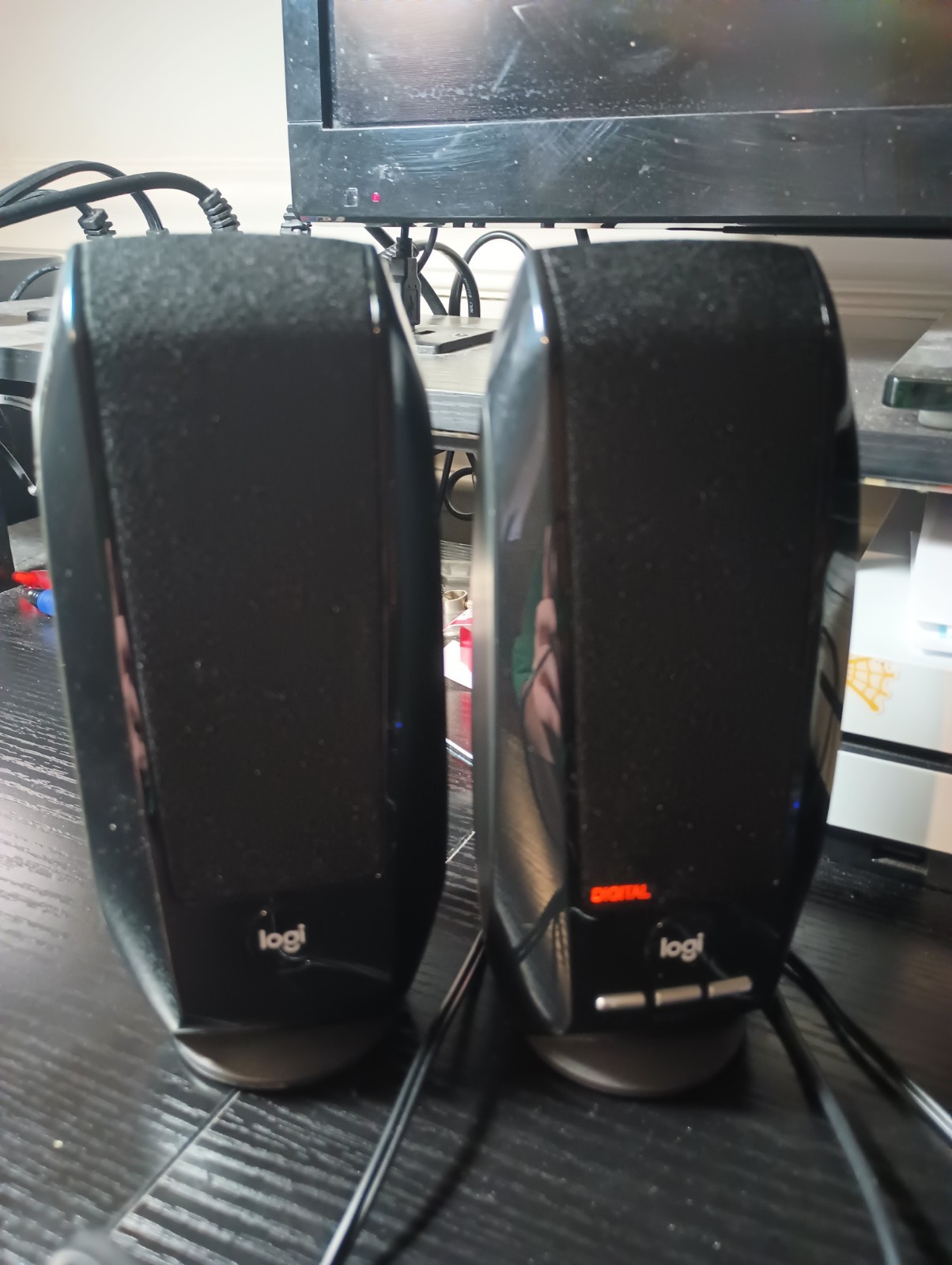 Black Logitech S150 Digital USB Wired Stereo Computer Speakers - Tested Working