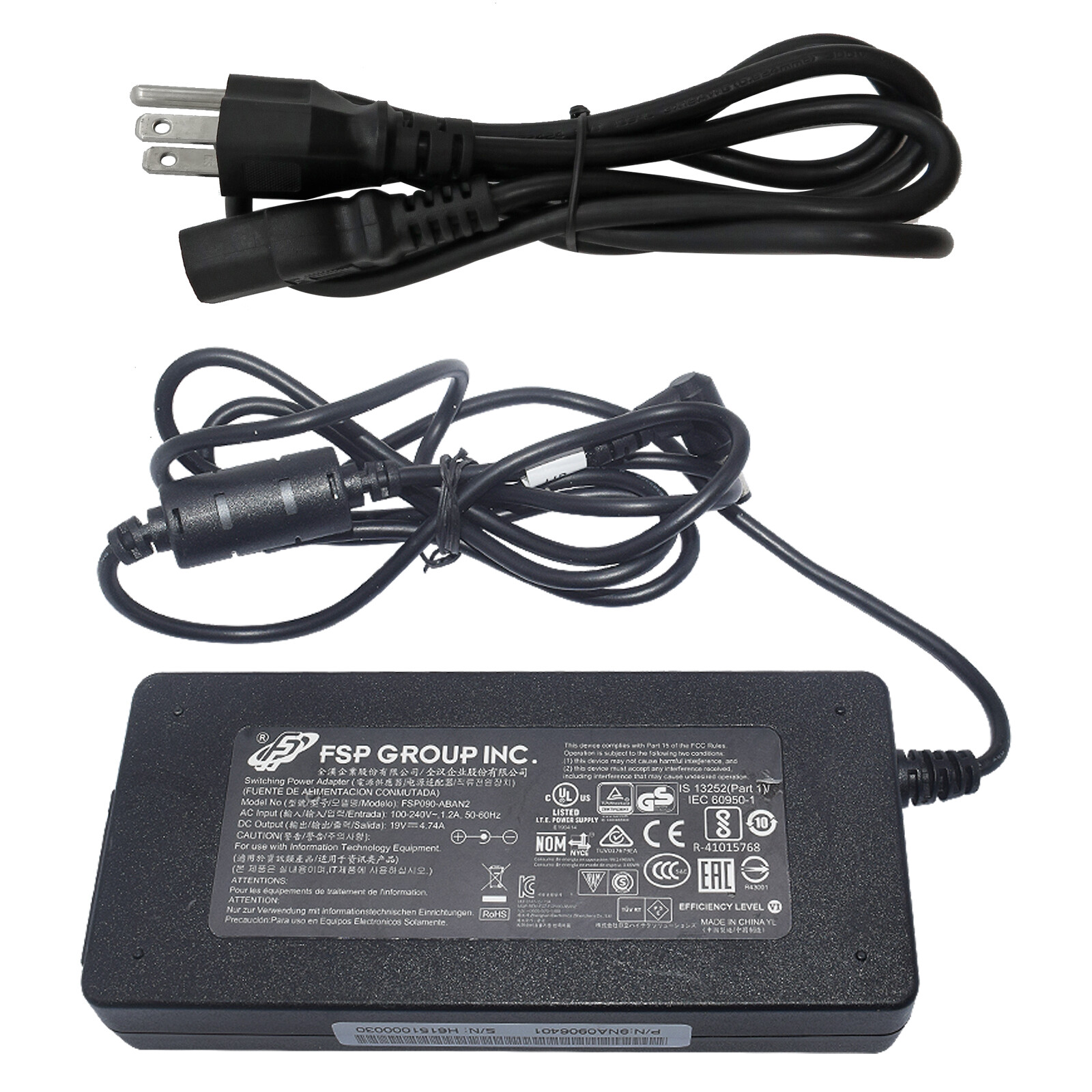 Genuine FSP FSP090-ABAN2 FSP090-ABAN3 Deaktop AC Power Adapter 19VDC 4.74A 90W