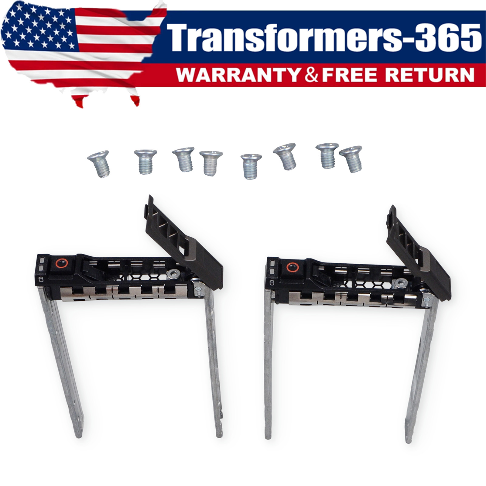 2X G176J 2.5in Hot Swap Hard Drive Caddy For Dell R730xd R630 R620 R720XD Set