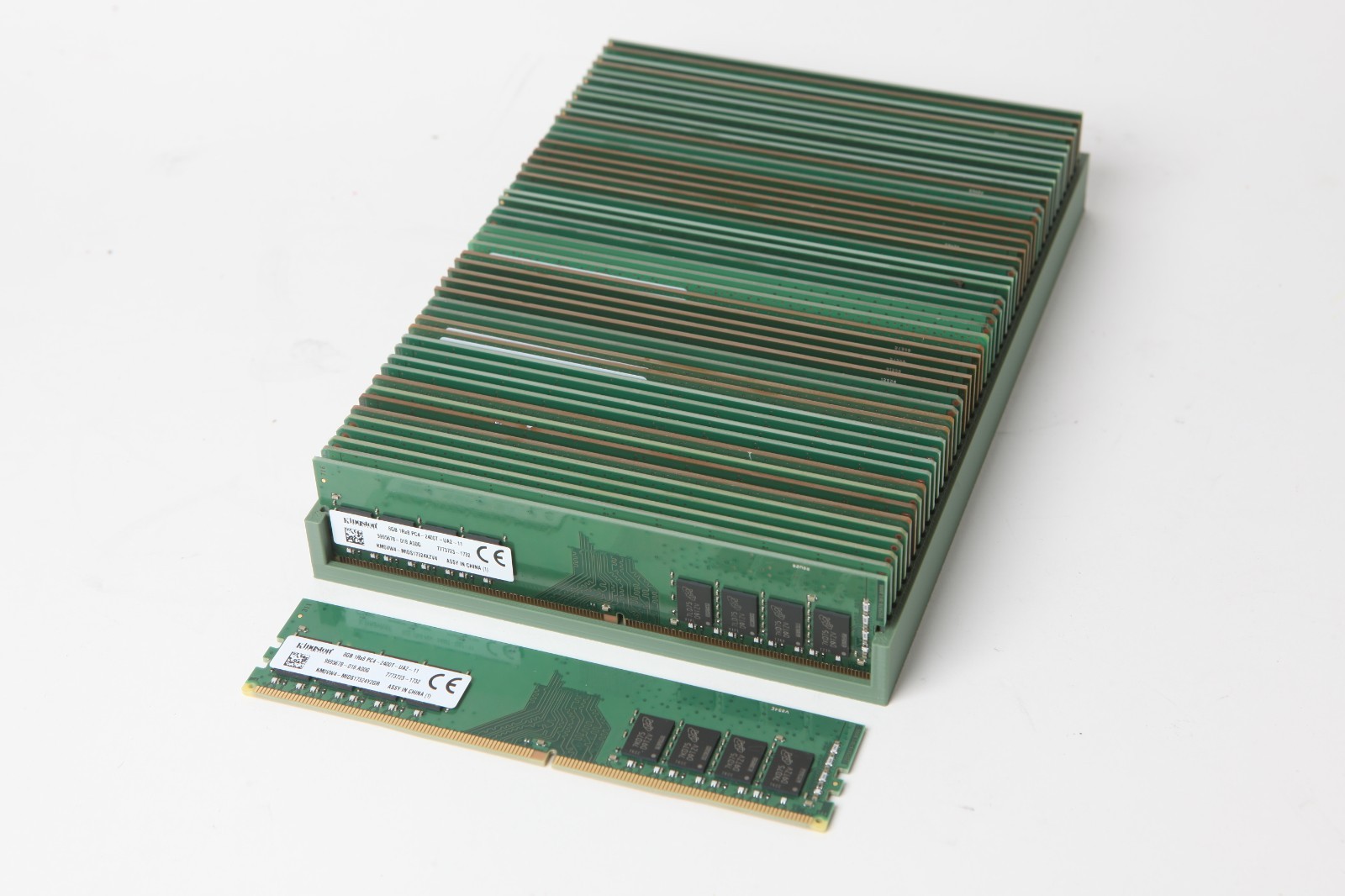 LOT OF 49 DDR4 8GB PC4-2400T Mixed Name Brand Desktop Ram Lot