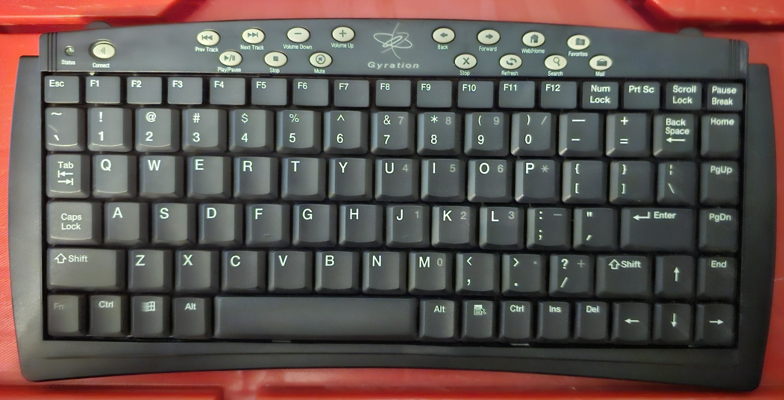 Gyration Compact Wireless Keyboards w/dongle M-GC15CK