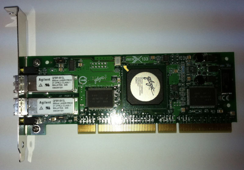 6x Qlogic QLA2342 2-Port 2GB PCI-X Fiber Channel Cards
