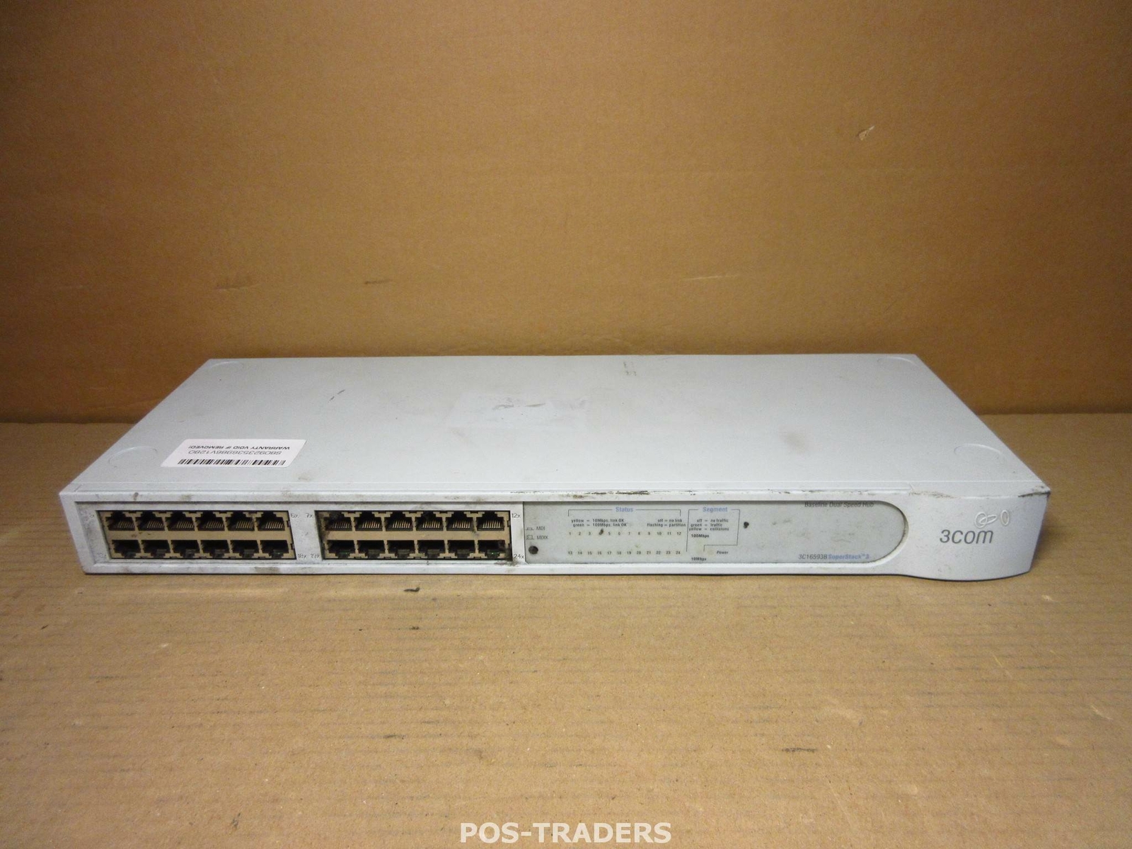 3Com 3C16593B SuperStack 3 24 Port Ethernet Network Switch 10/100 Mbps