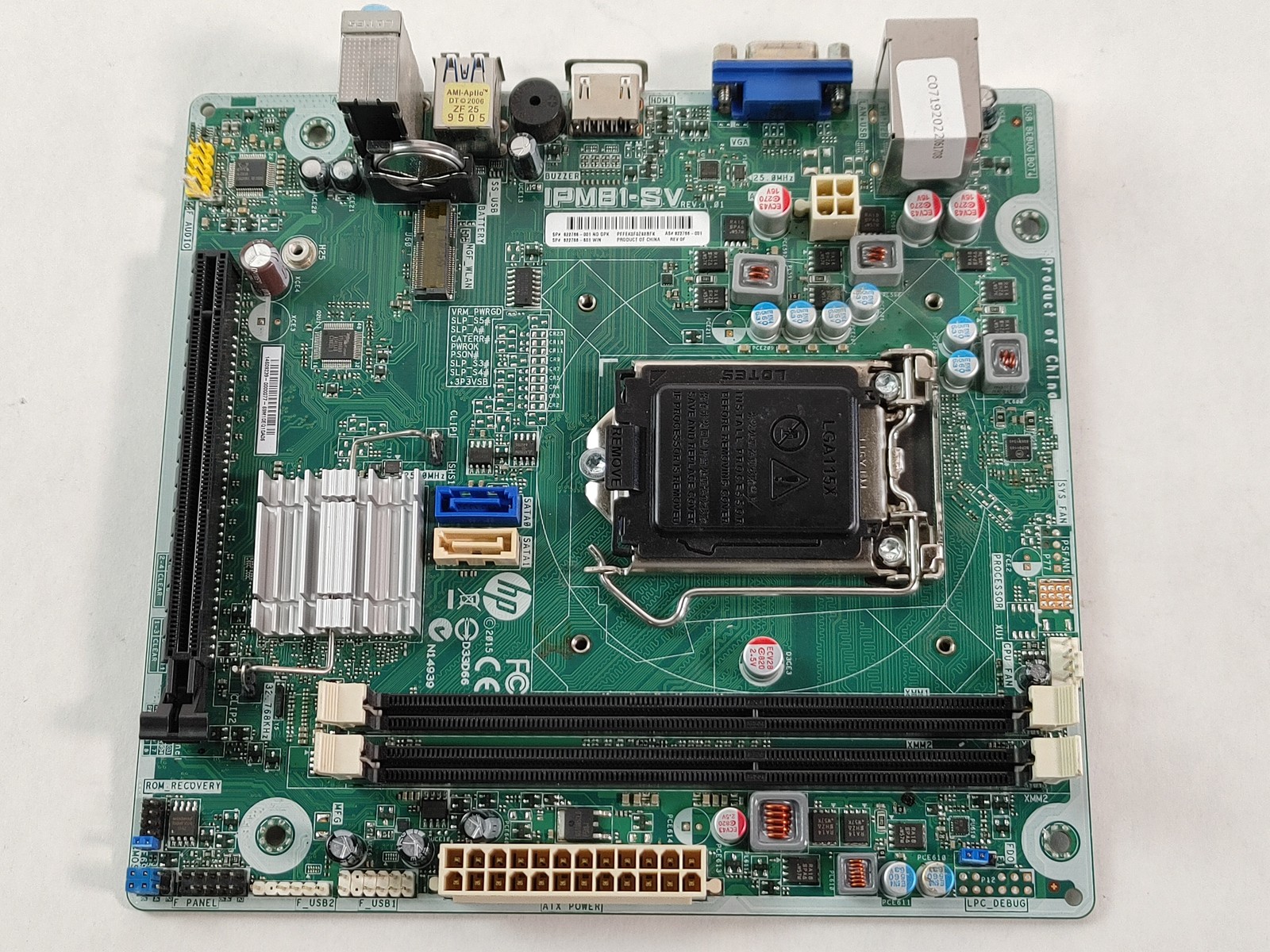 Lot of 5 HP 822766-001 Slimline 410-010 LGA 1150 DDR3 SDRAM Desktop Motherboard