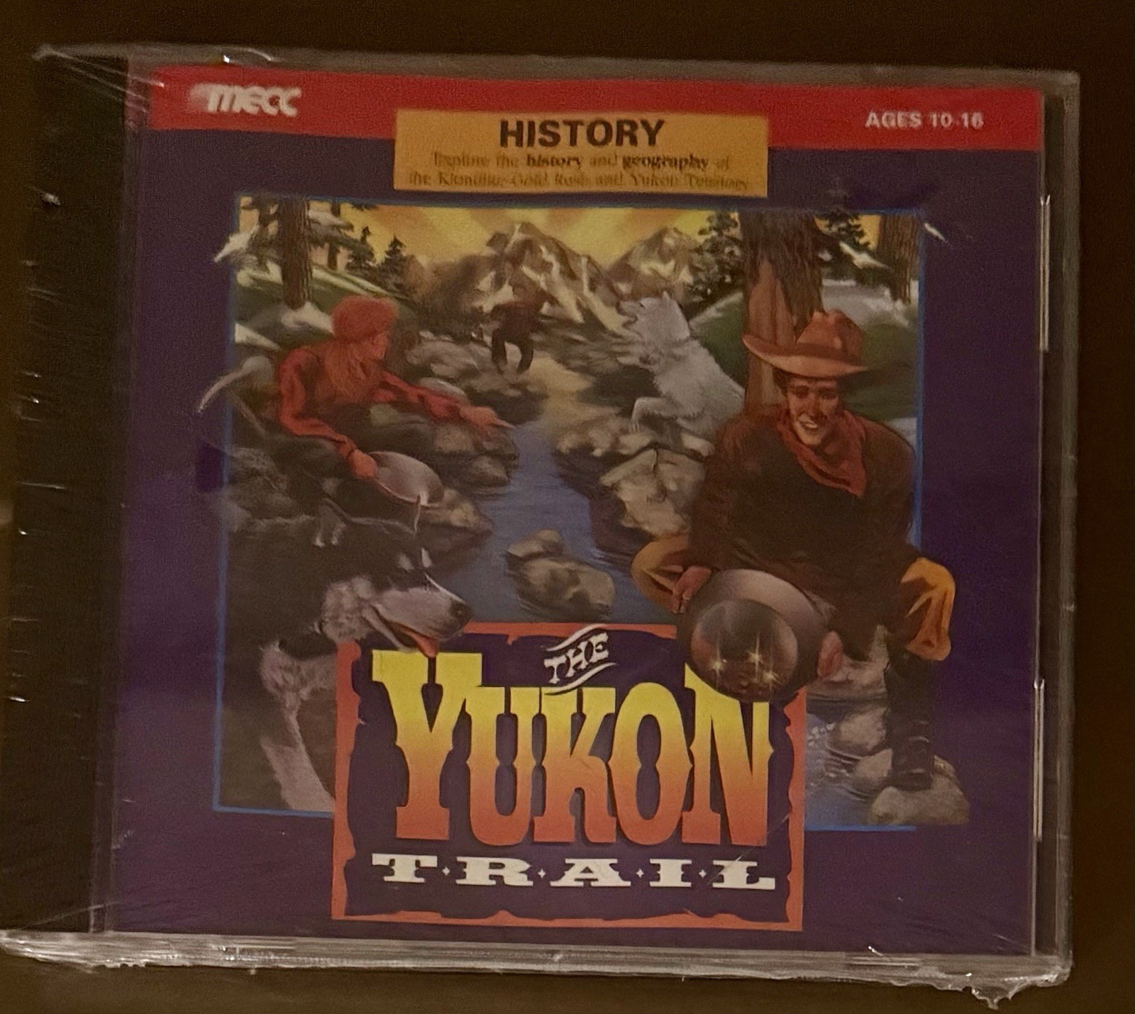 The Yukon Trail MECC 1994 PC Mac CD-ROM Factory Sealed Vintage Educational Game