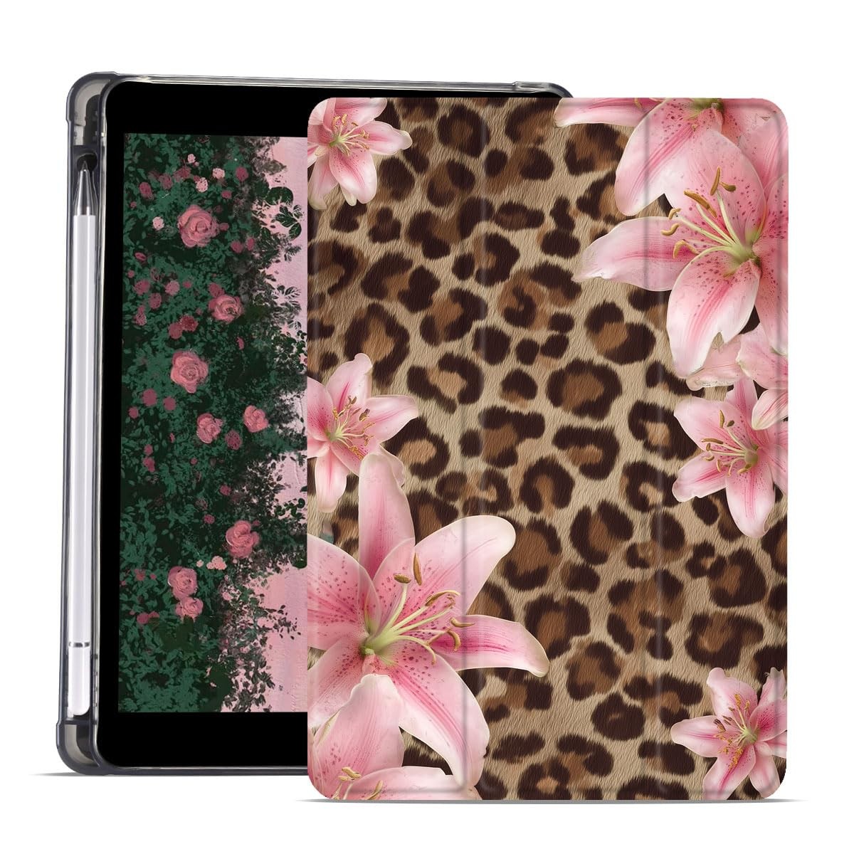 AdorableWhimsy Cute Lily Flower Case for iPad A16 11th Generation 2025 11"