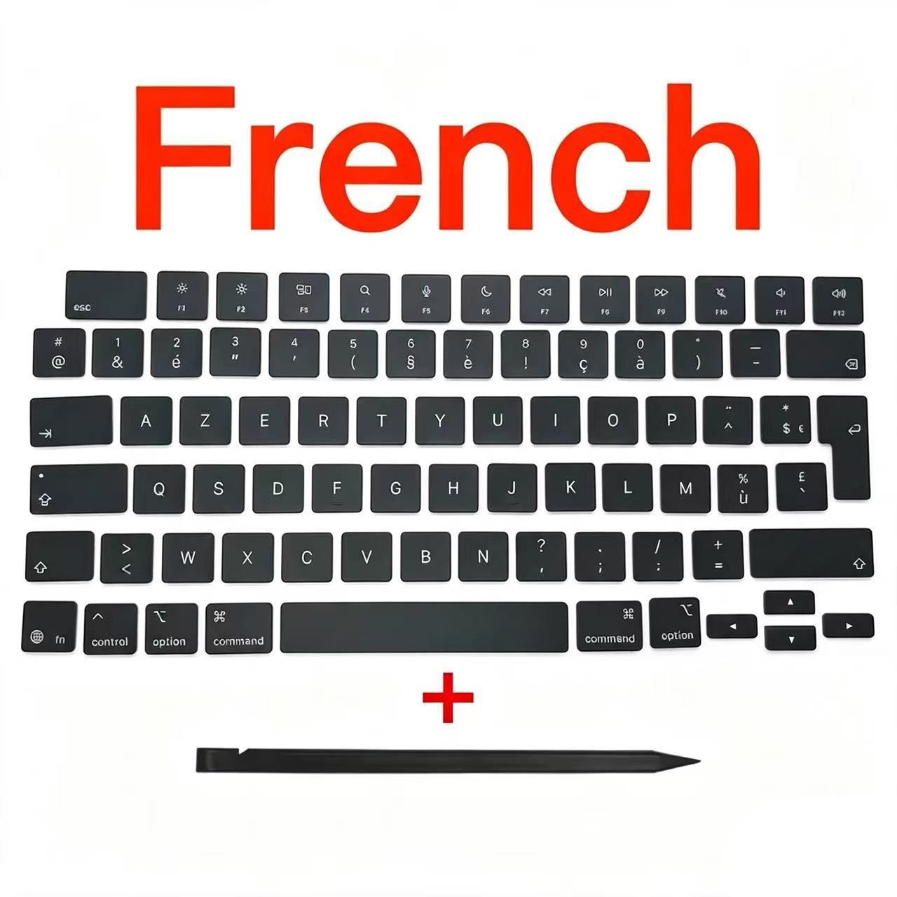 NEW Keycap French Black For MacBook Air 13.6" M5 A3449 EMC 8877 2026 Year