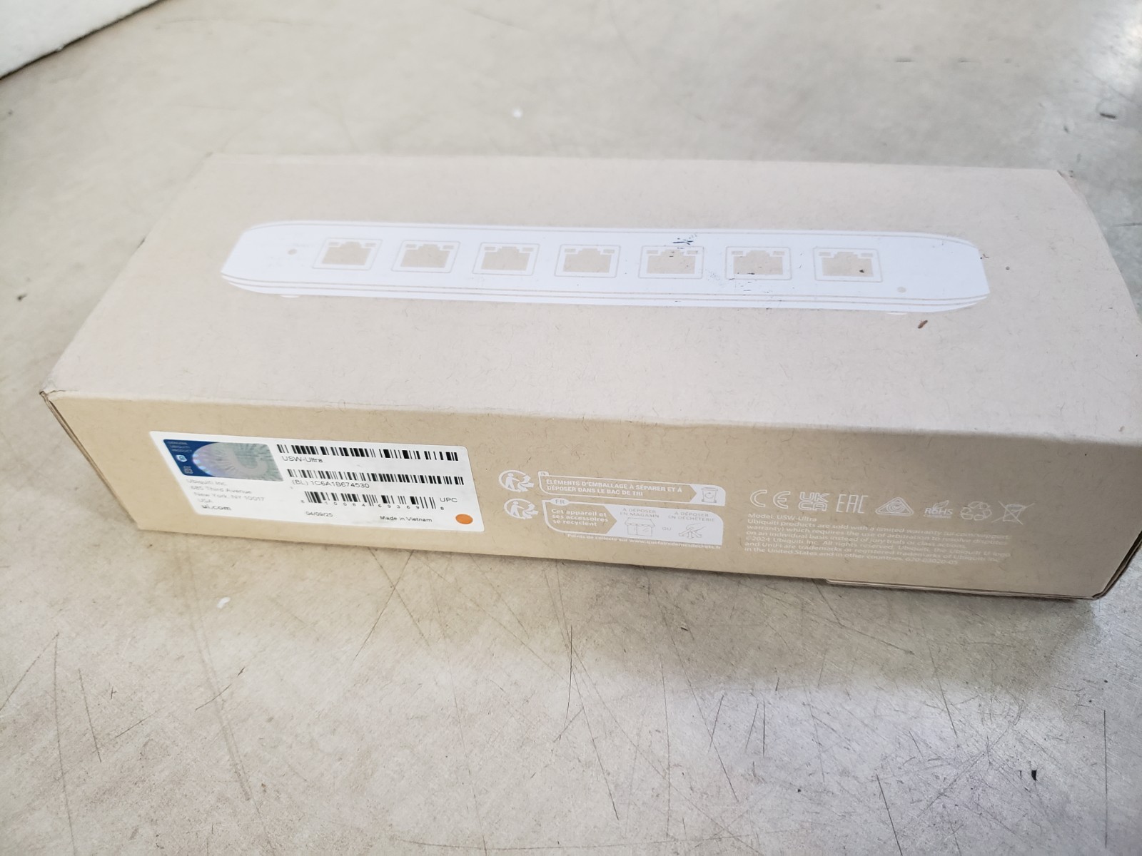 Ubiquiti UniFi Switch Ultra Layer 2 PoE++ Copper Wire Switch 1 USW-ULTRA