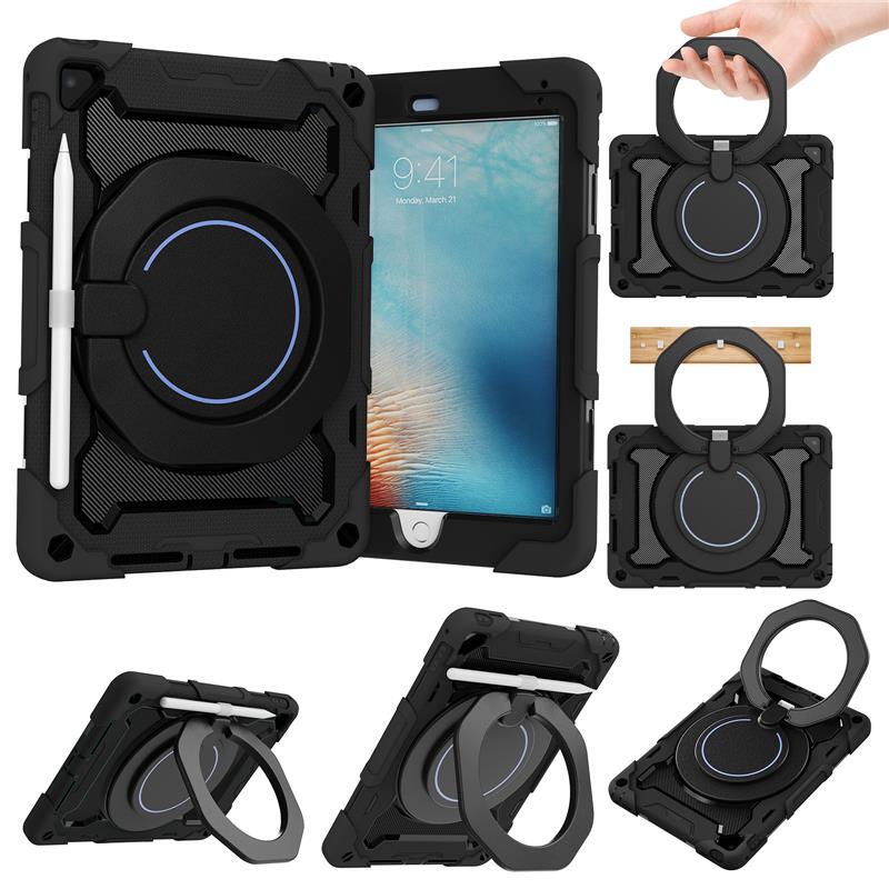 Case For iPad 6th 5th 4th Air Pro 9.7 Generation Heavy Duty Kid Case Strap Cover