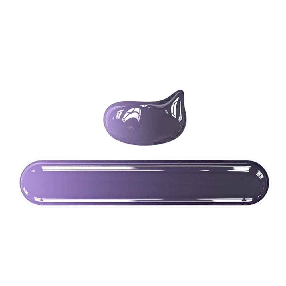 Clear Gel Keyboard Wrist Rest with Mouse Pad Wrist Support, Ergonomic Wrist R...