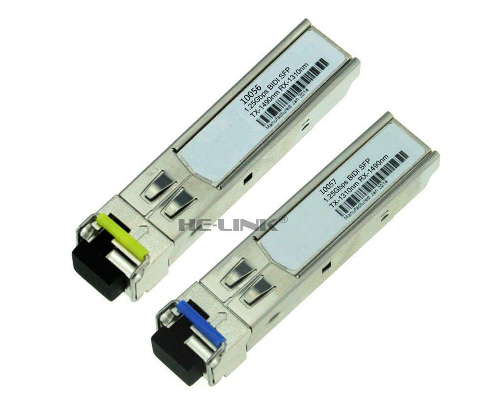 10057/10056 Extreme Networks Compatible 1.25G 1310/1490nm 10km Transceiver