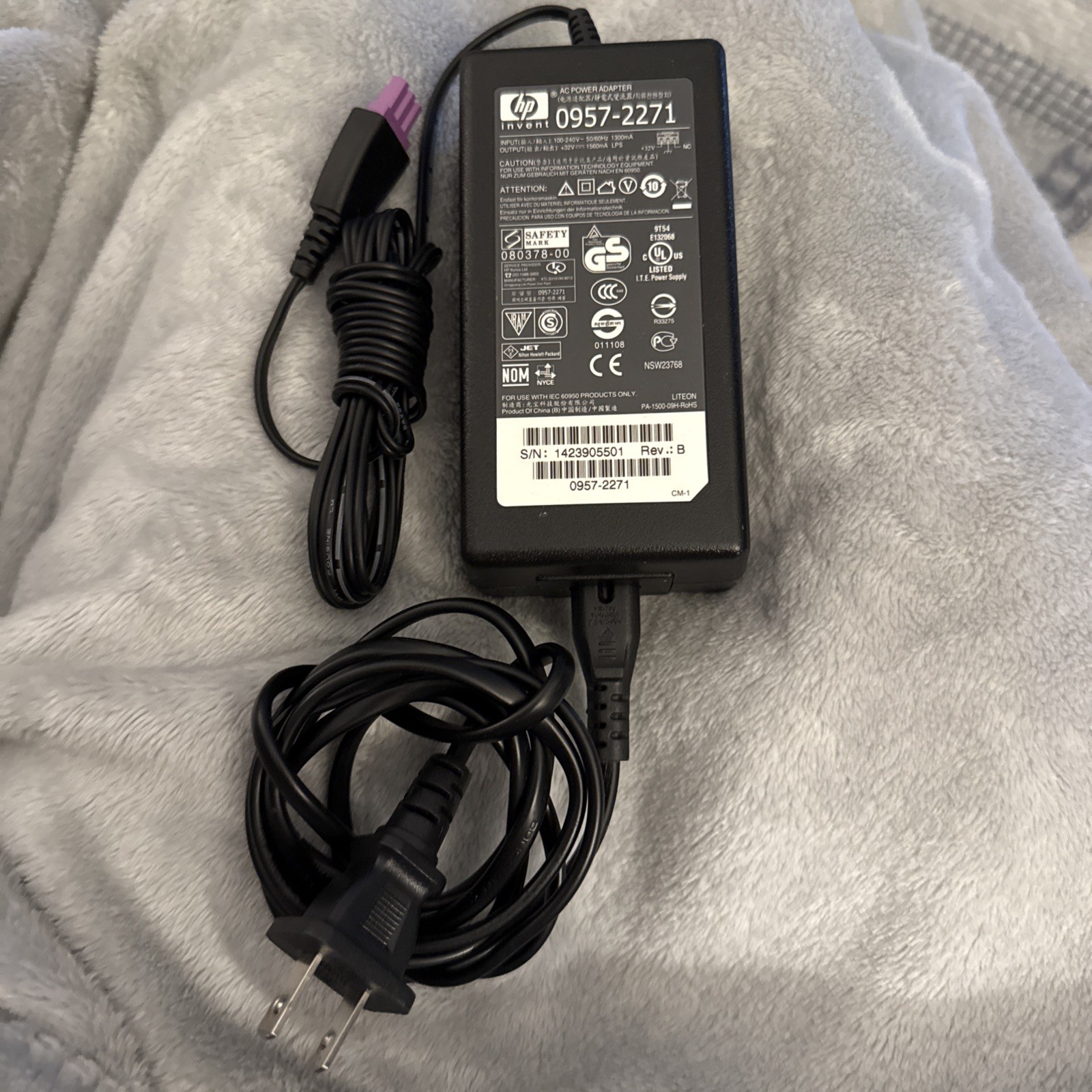 HP 0957-2271 Genuine Original AC Power Adapter Charger 32V OfficeJet 6500A Plus