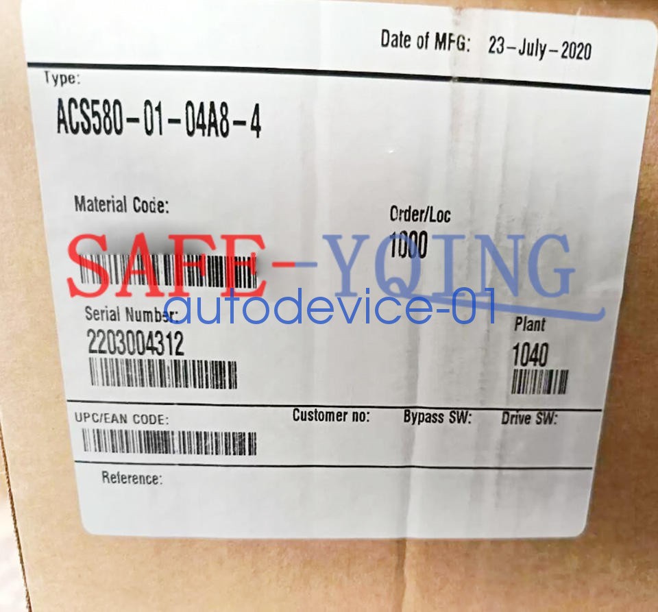 1PIECE NEW ABB Frequency Converter ACS580-01-04A8-4 DHL/FedEx