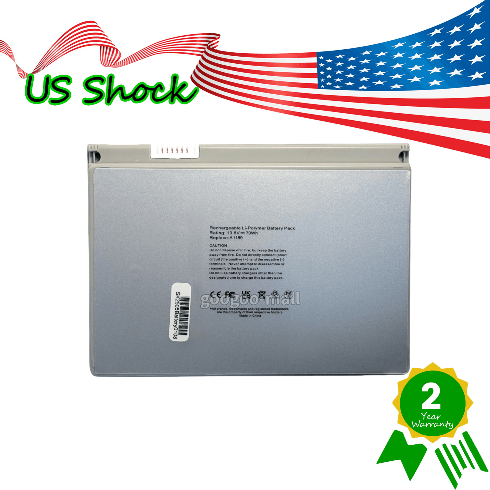 New OEM A1189 Battery for Apple MacBook Pro 17 inch A1212 A1151 A1229 A1261 2006