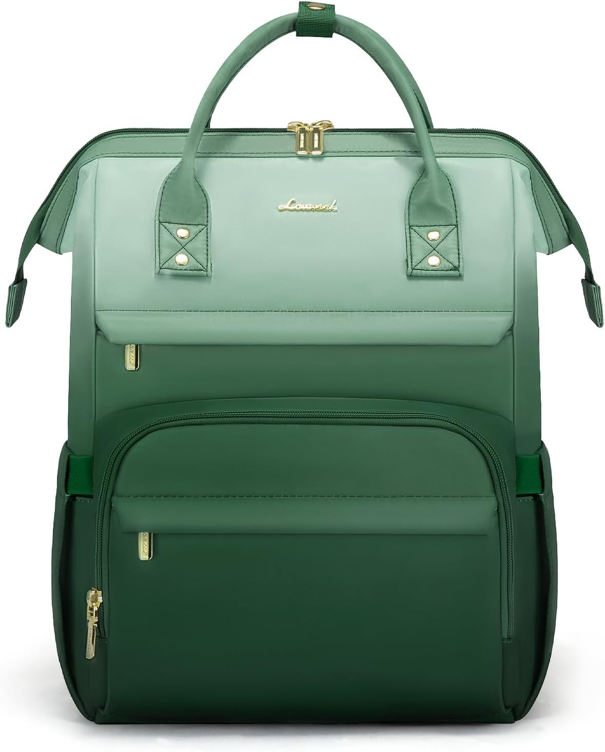 LOVEVOOK Gradient Laptop Backpack for Women,15.6 Inch Work Computer Bakcpack Pur