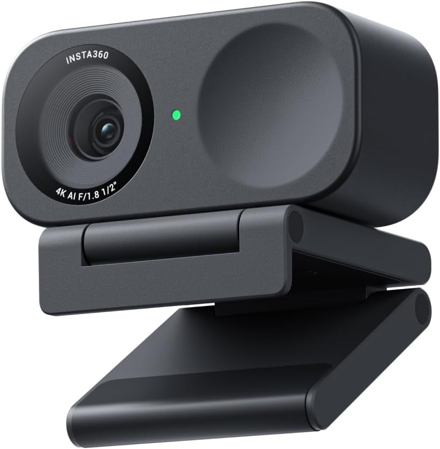 Insta360 - Link 2C 4K Webcam for Conferencing, Gaming & Streaming, 1/2" Senso...