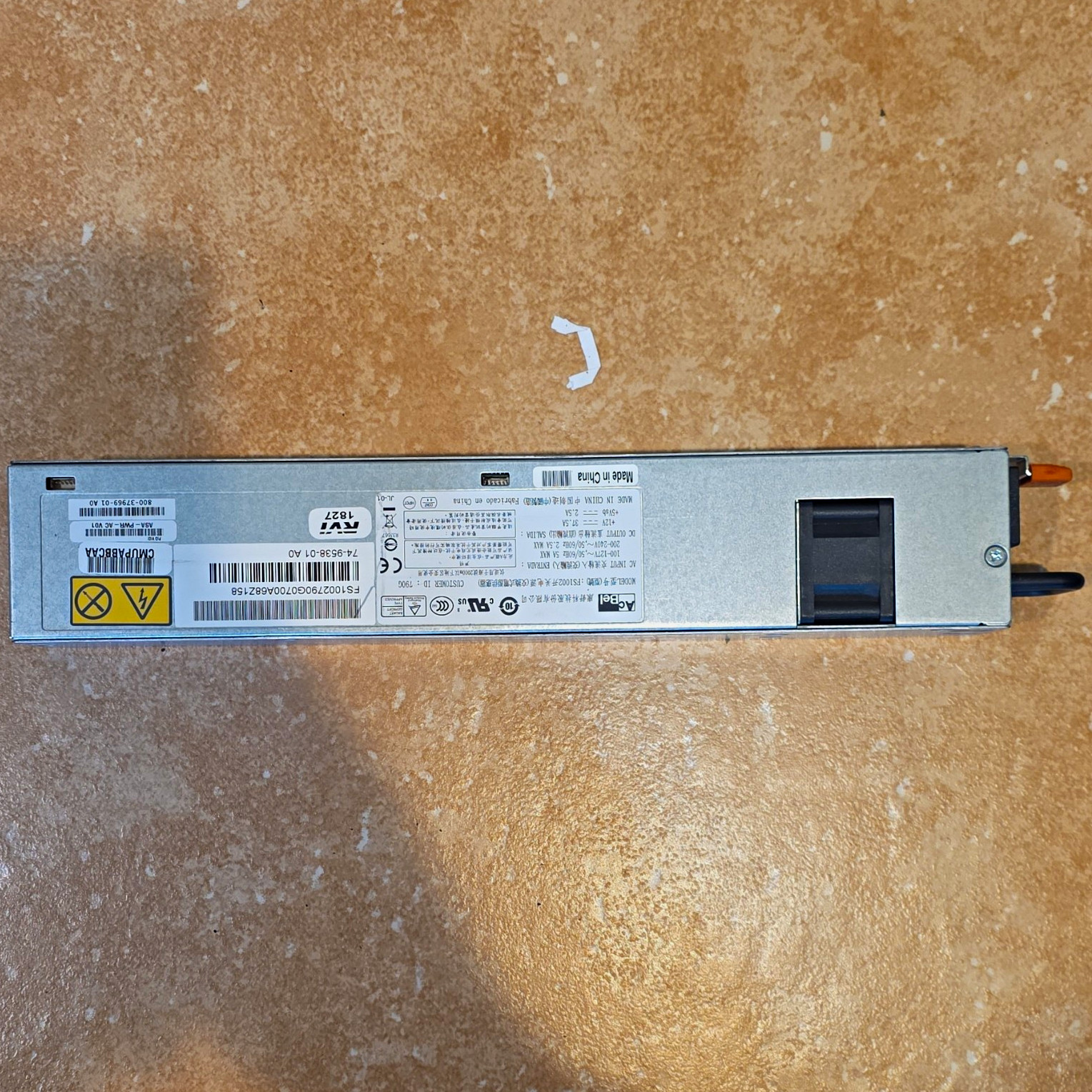 AcBel ASA 450W Hot Plug Power Supply Module for Cisco FS1002 74-9538-01