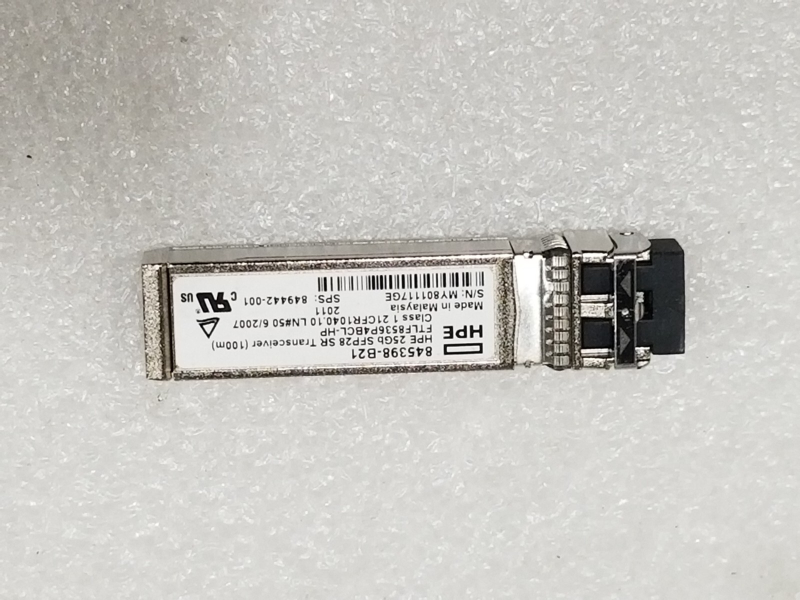 HP 849442-001 25Gb SFP28 SR 100m Transceiver Module 845398-B21
