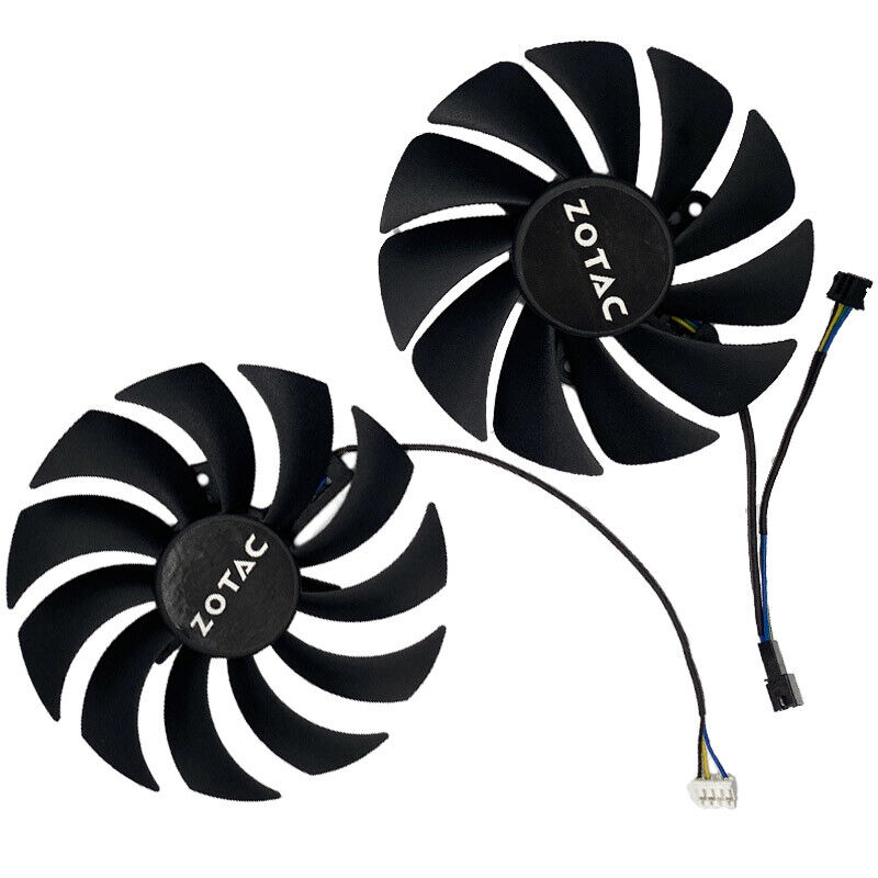 Cooling Fan 12V For ZOTAC RTX3070 LHR 8GB Twin Edge Graphics Card Replacement