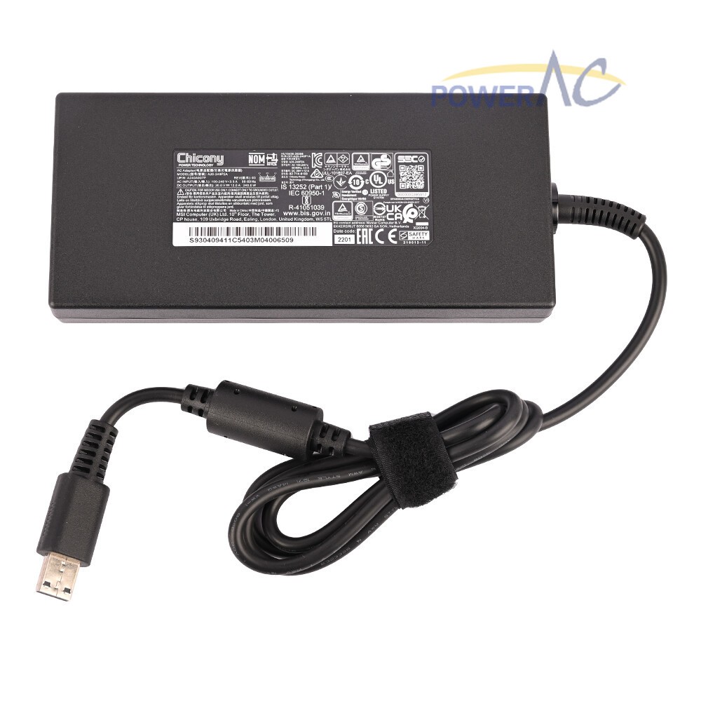 OEM 240W AC Adapter for MSI Stealth 16 AI A2HWGG-044U,Stealth 16 AI A2HWFG-057US
