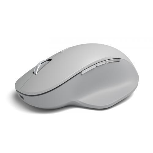 Microsoft Surface Precision Mouse Gray - Wireless - Bluetooth or USB - Scroll Wh