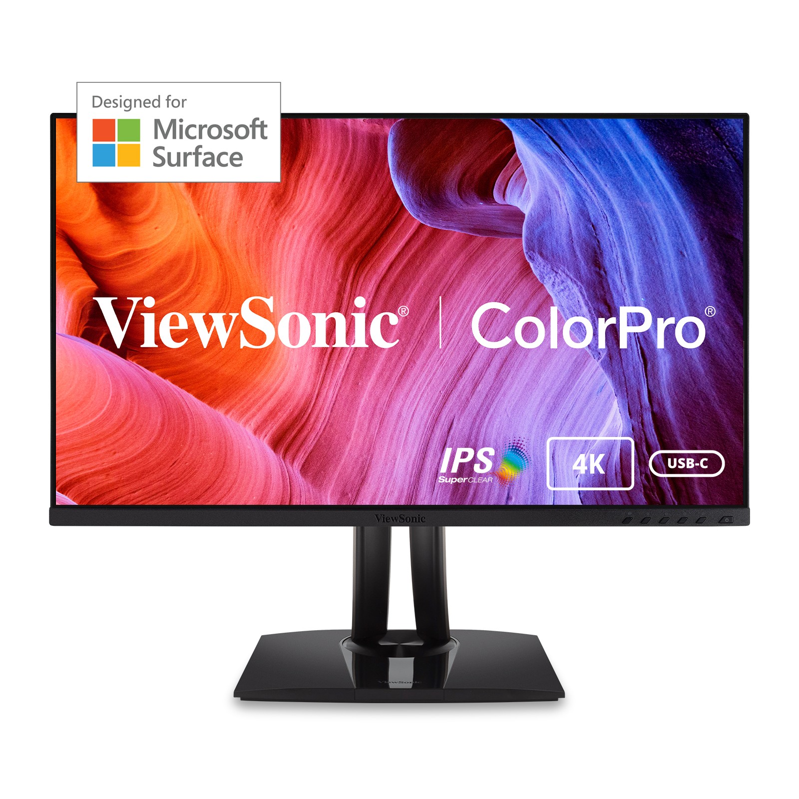 ViewSonic VP275-4K 27" IPS 4K UHD Monitor Designed for Surface (CR)
