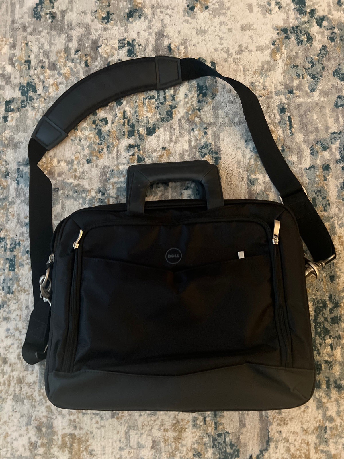 Dell  Deluxe Laptop Computer Carrying Case Bag Shoulder Strap Black EUC