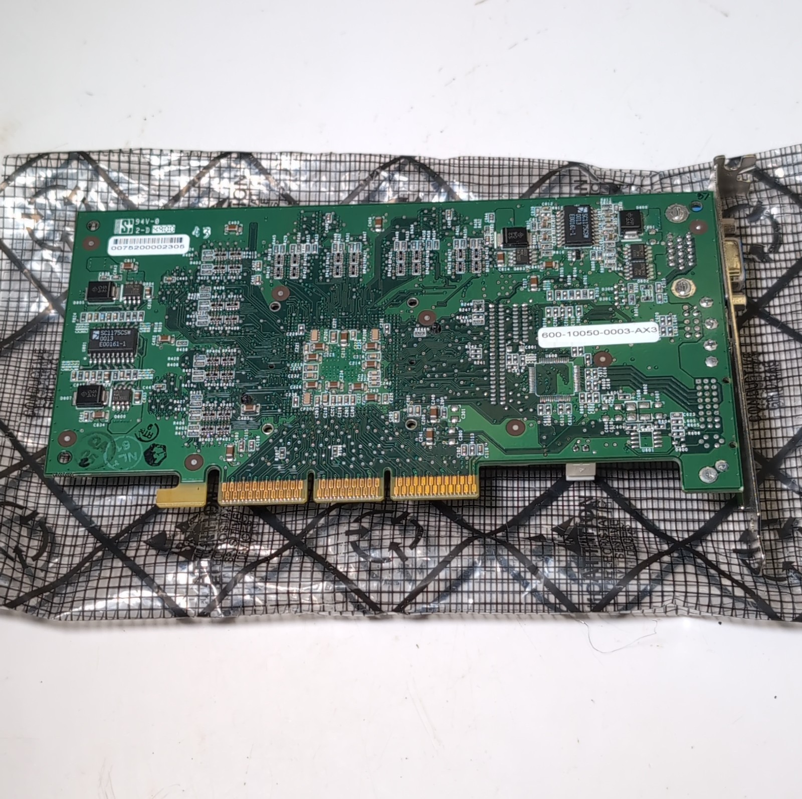 NVIDIA GeForce3 64MB DDR AGP Retro Video Card P50 Reference Board 180-P0050