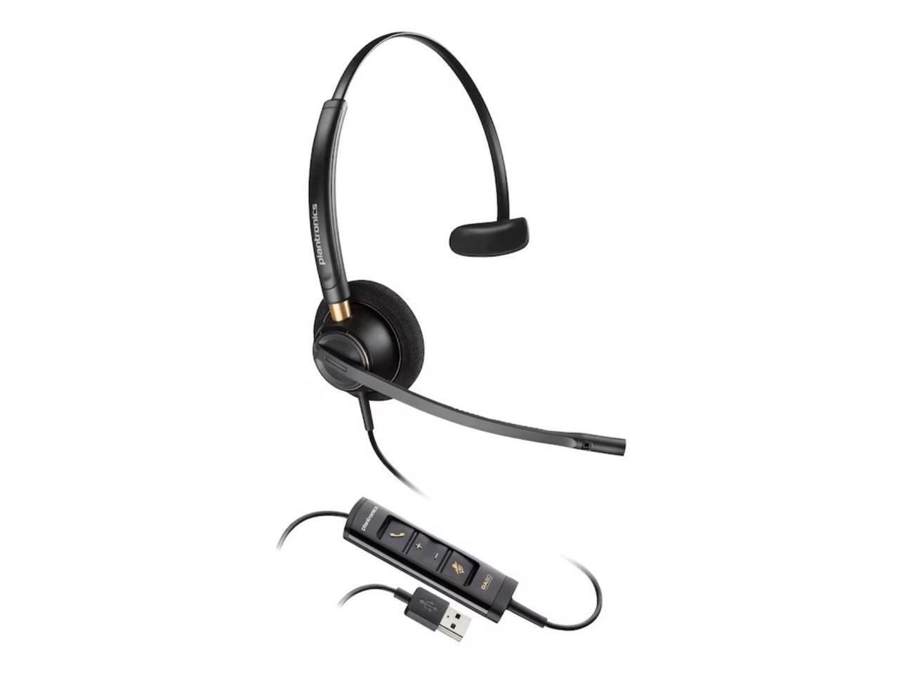 Hp Poly Headsets EncorePro 515 Microsoft Teams Certified Monoaural with USB-A