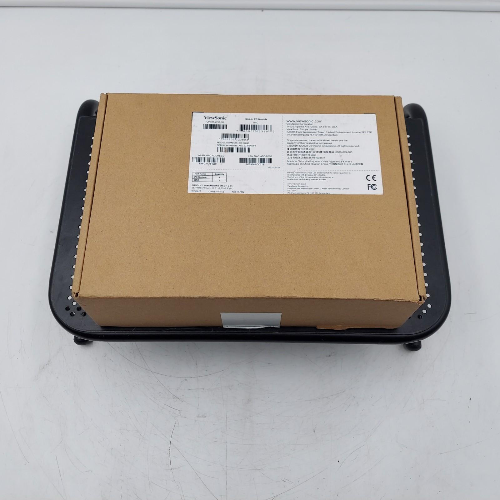 ViewSonic VPC37-W53-G1 16GB 256GB Slot-in PC for ViewBoard