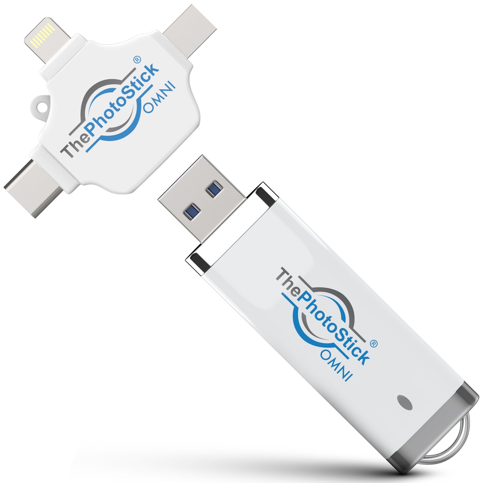 ThePhotoStick® Omni 64GB USB Flash Drive & Memory Stick – Photo & Video Backup