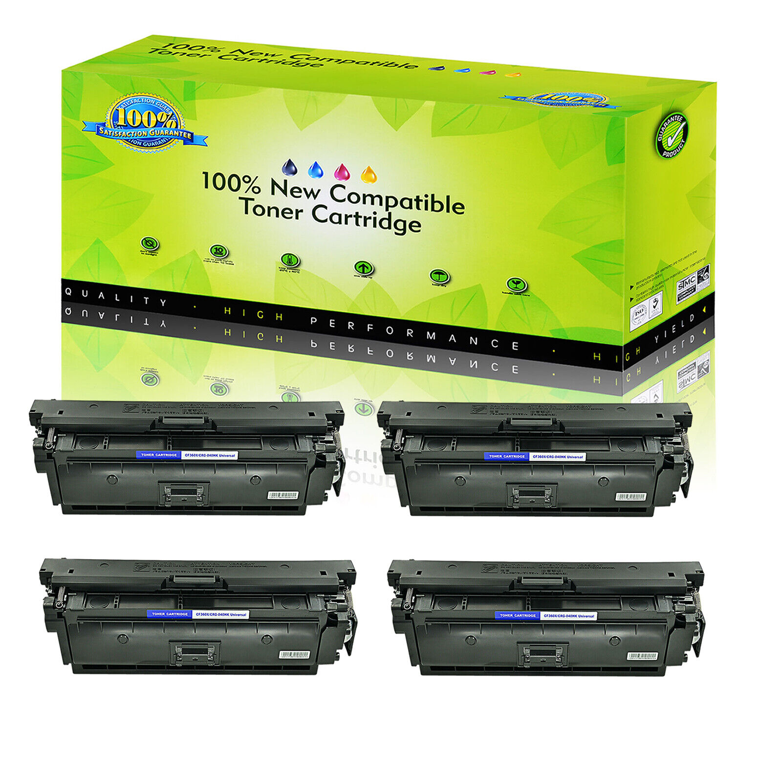 4PK CF360X-CF363X 508X Toner For HP LaserJet Enterprise M552dn M553dh MFP M577dn