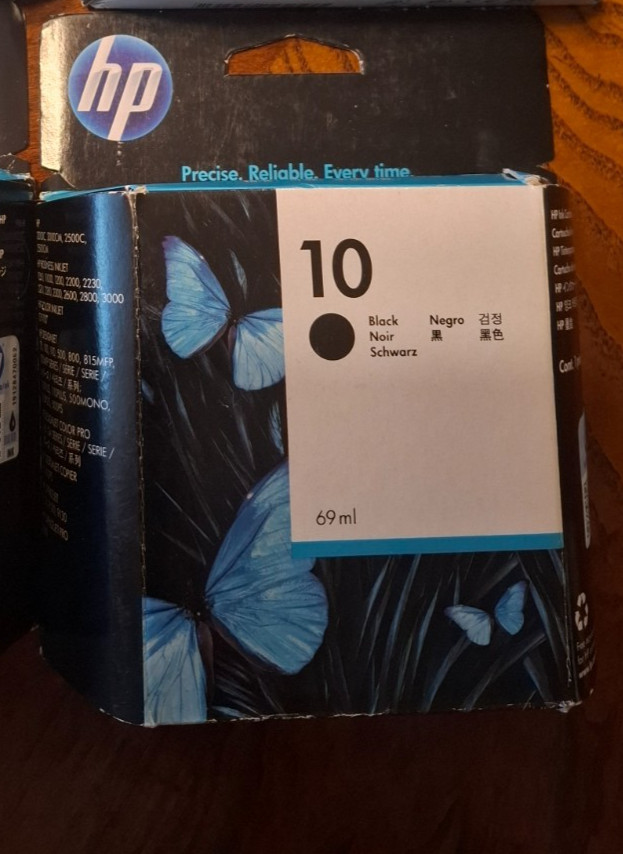 HP  10 Black  Ink Cartridge fast Ship 2017