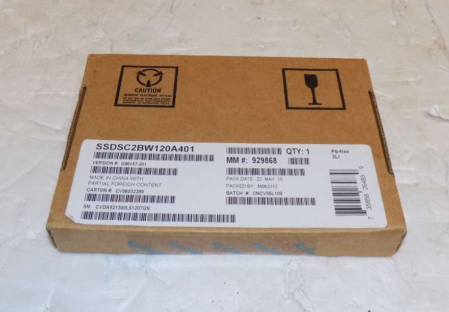 INTEL SSDSC2BW120A401 SSD 530 SERIES 120GB New