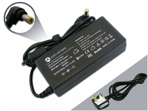 Replacement Acer Extensa 6600 6700 7230 AC Adapter Power Supply Charger PSU