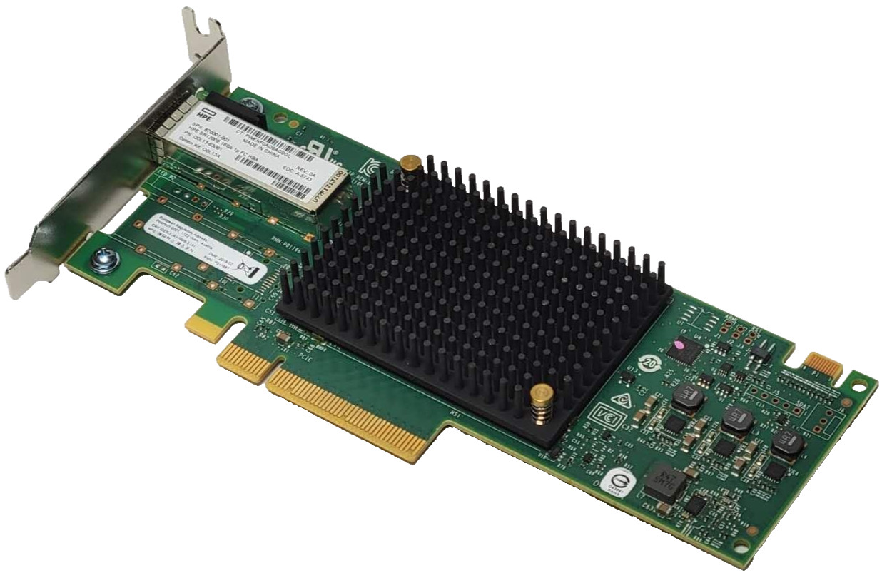 HPE SN1200E 1-PORT 16Gb Fibre Channel PCIe HBA 870001-001 Low Profile