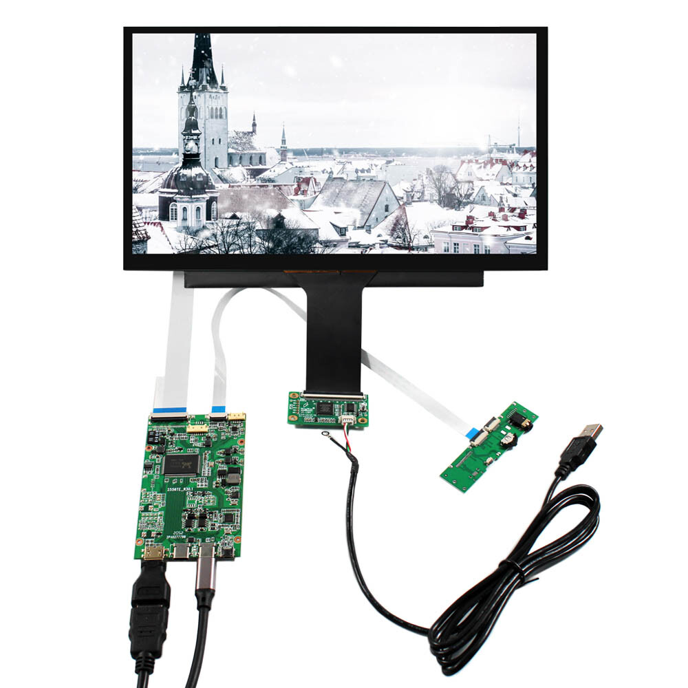 HD Type-C LCD Controller Board 11.6 in 1920X1080 Capacitive Touch IPS LCD