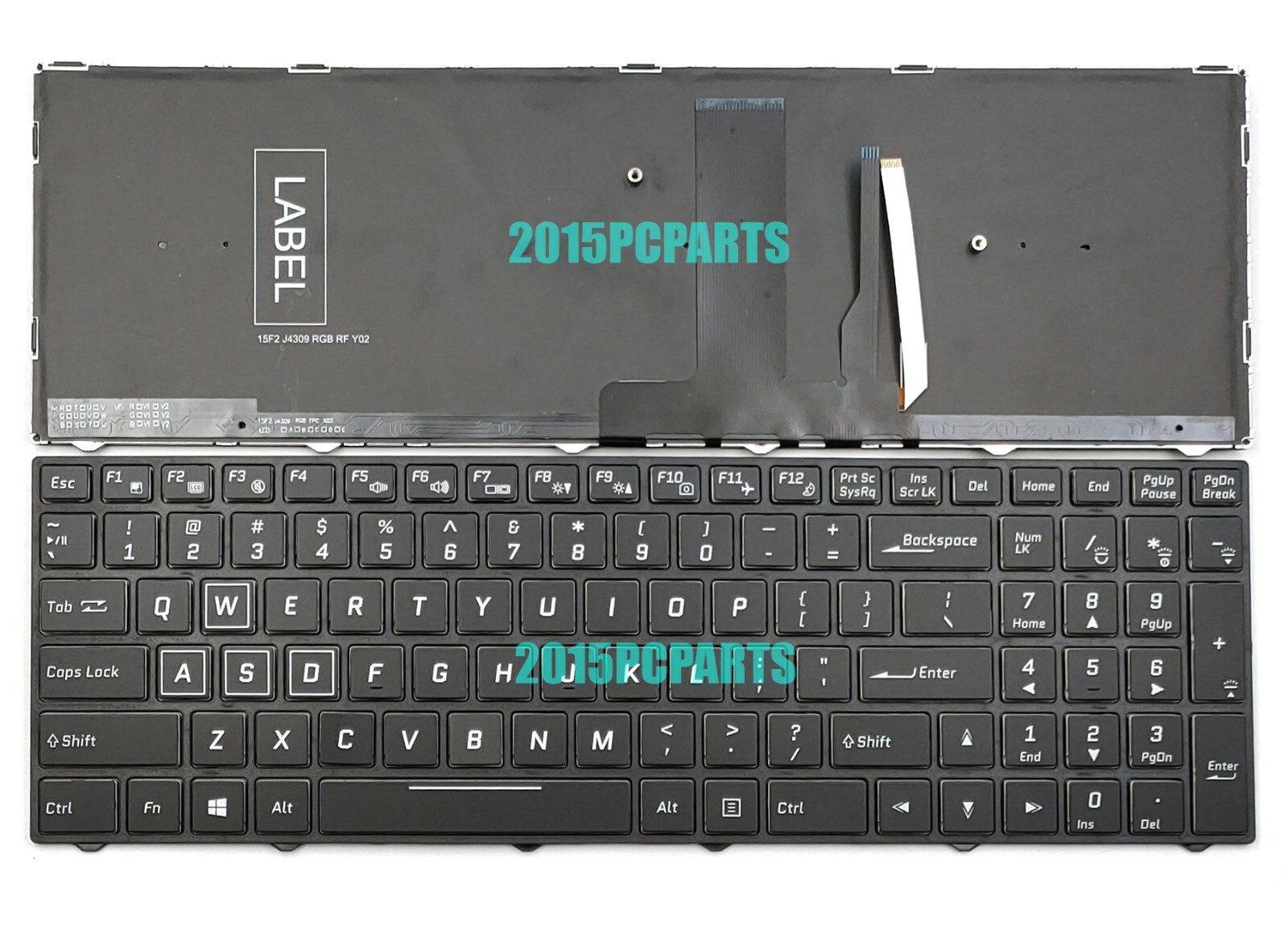New Clevo P950ER P950HP6 P950HR P955HR P955EP6 P955ER Keyboard US Backlit