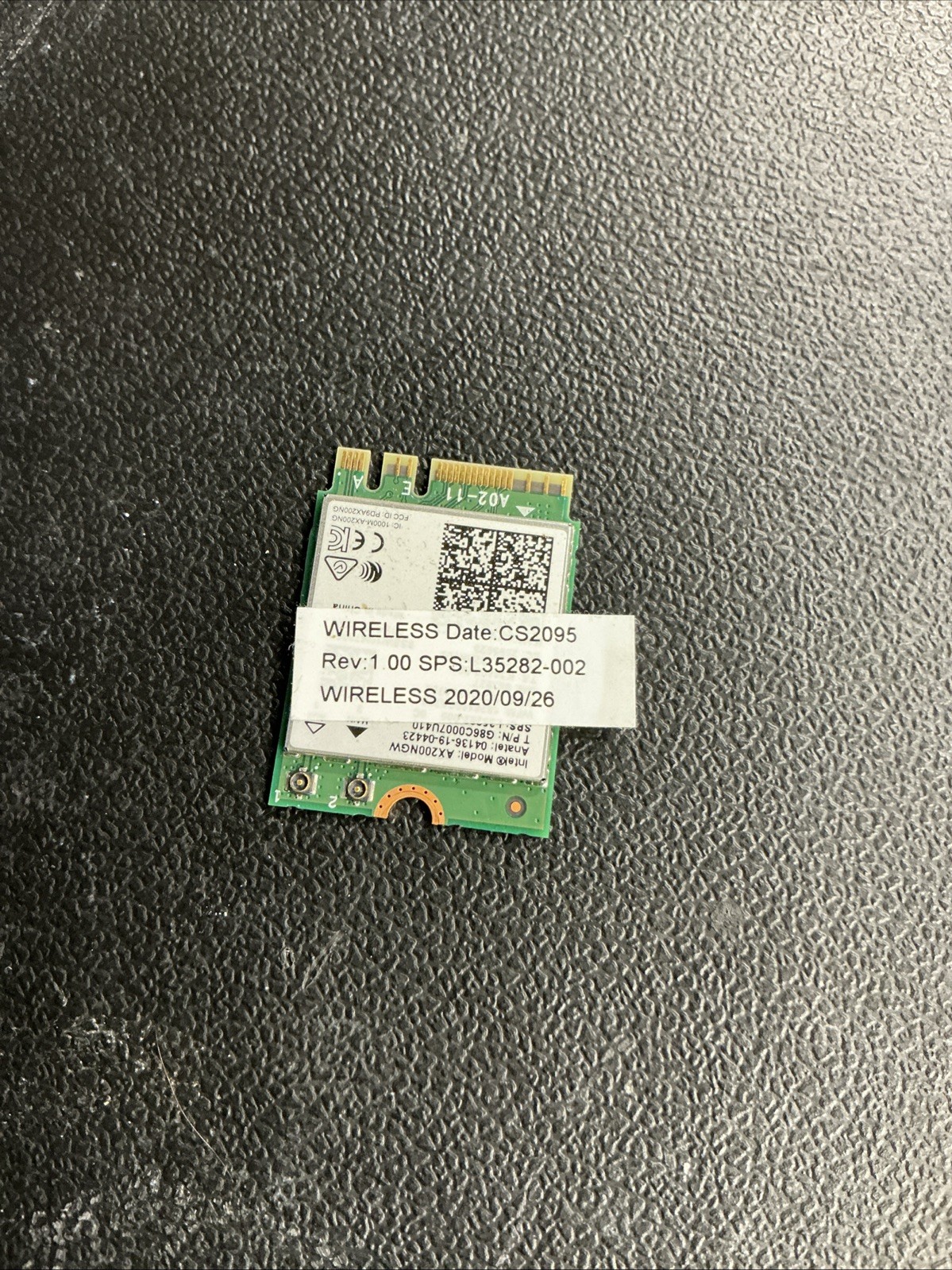 Intel AX200NGW WiFi 6 Bluetooth 5 M.2 2230 Wireless Card L35282-002