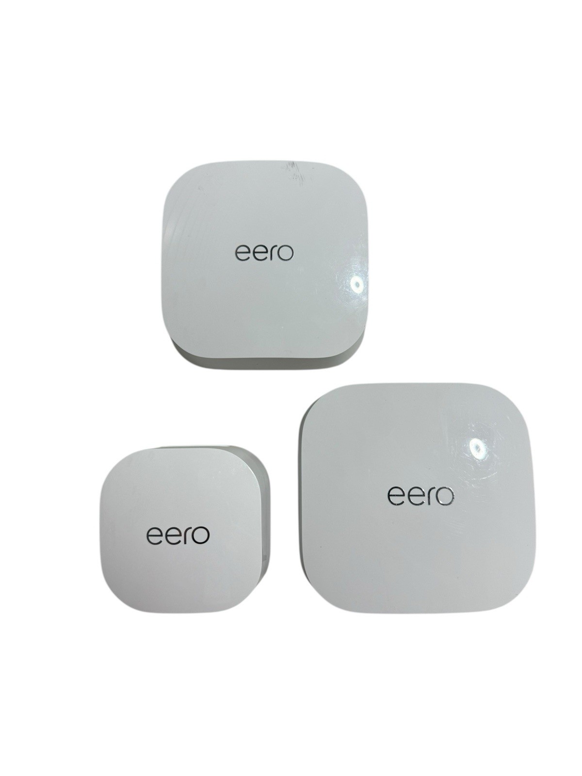 Eero 6 Mesh System Lot (2 Routers + 1 Extender) Working Units – No Cables