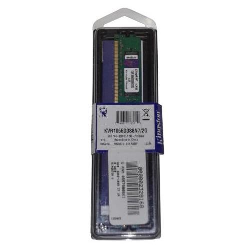Kingston KVR1066D3S8N7/2G 2GB 1Rx8 256M x 64-Bit PC3-8500 CL7 240-Pin DIMM