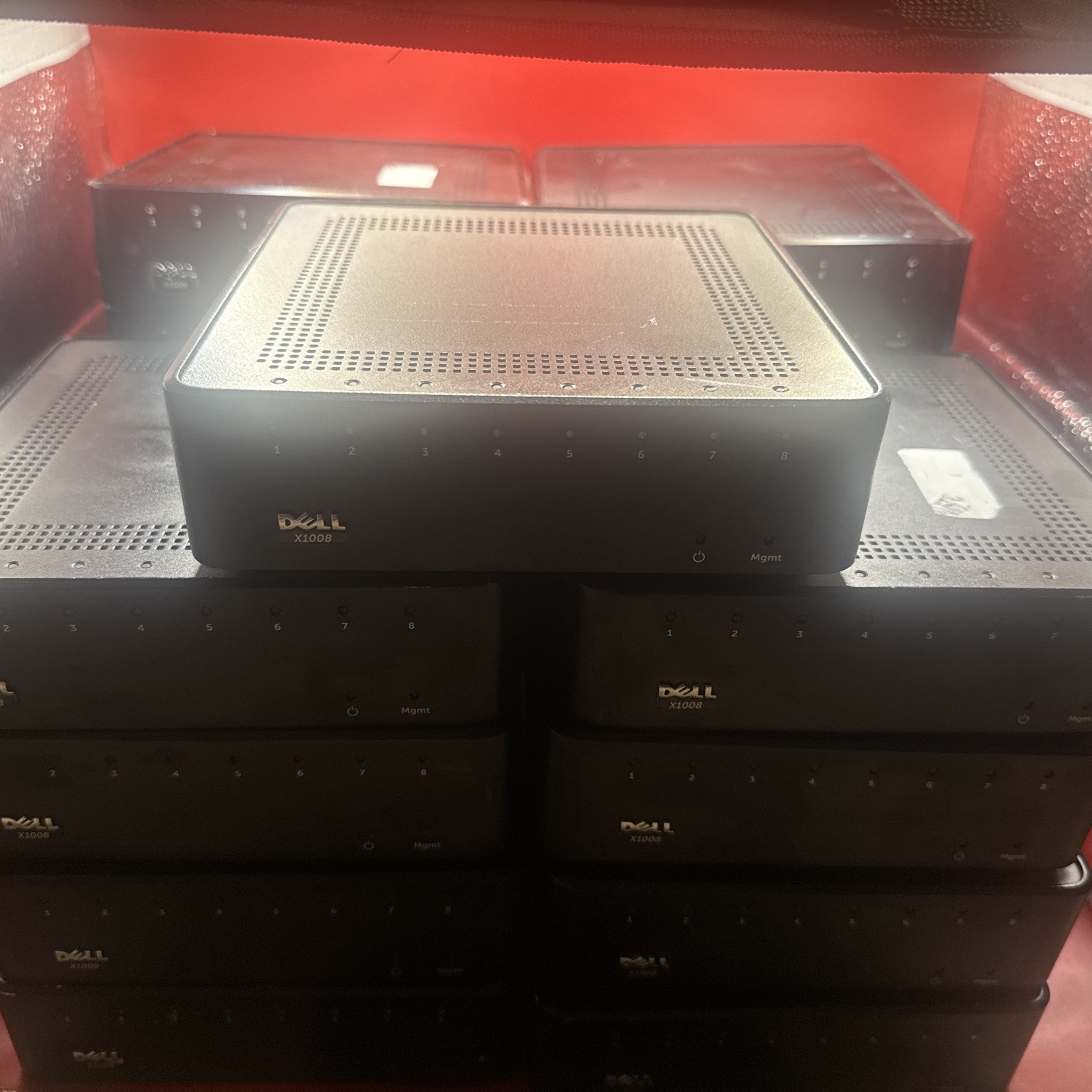 Lot Of 23 Dell X1008 E08W 8-Port Managed Ethernet Networking Switch