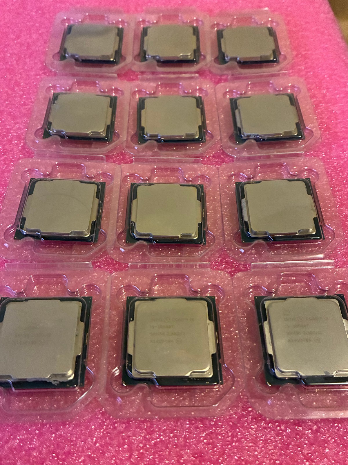 Lot Of 12 -Intel Core i5-10500T 2.30GHz 6-Core 12-Thread LGA1200 CPU /tray pulls