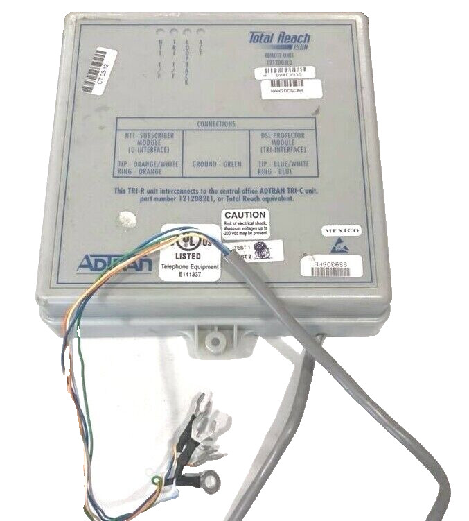 ADTRAN 1212083L2 Tri-R Total Reach ISDN Encapsulated Remote Unit