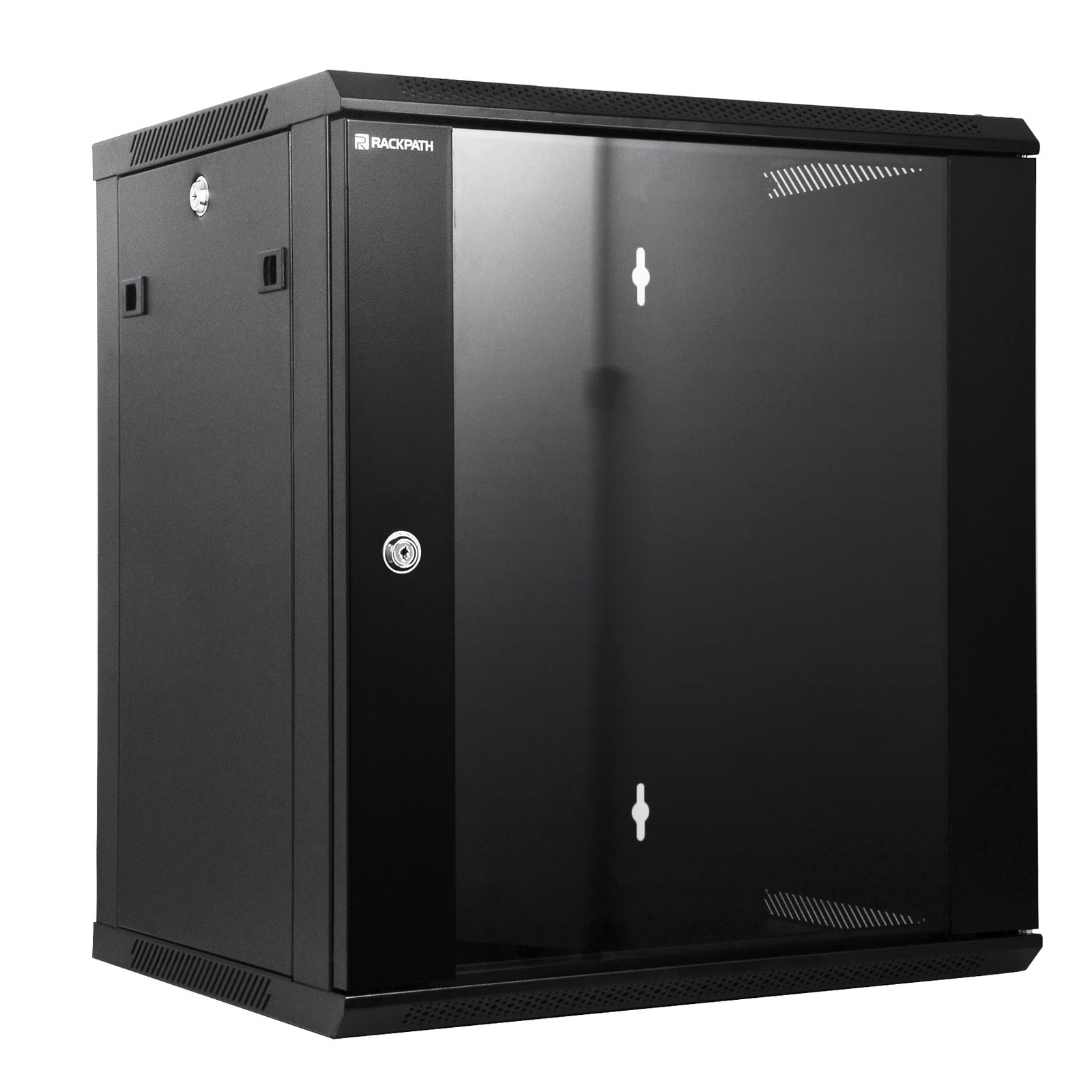 12U Performance Wall Mount Server Cabinet Network Rack Enclosure, Quiet Cooli...